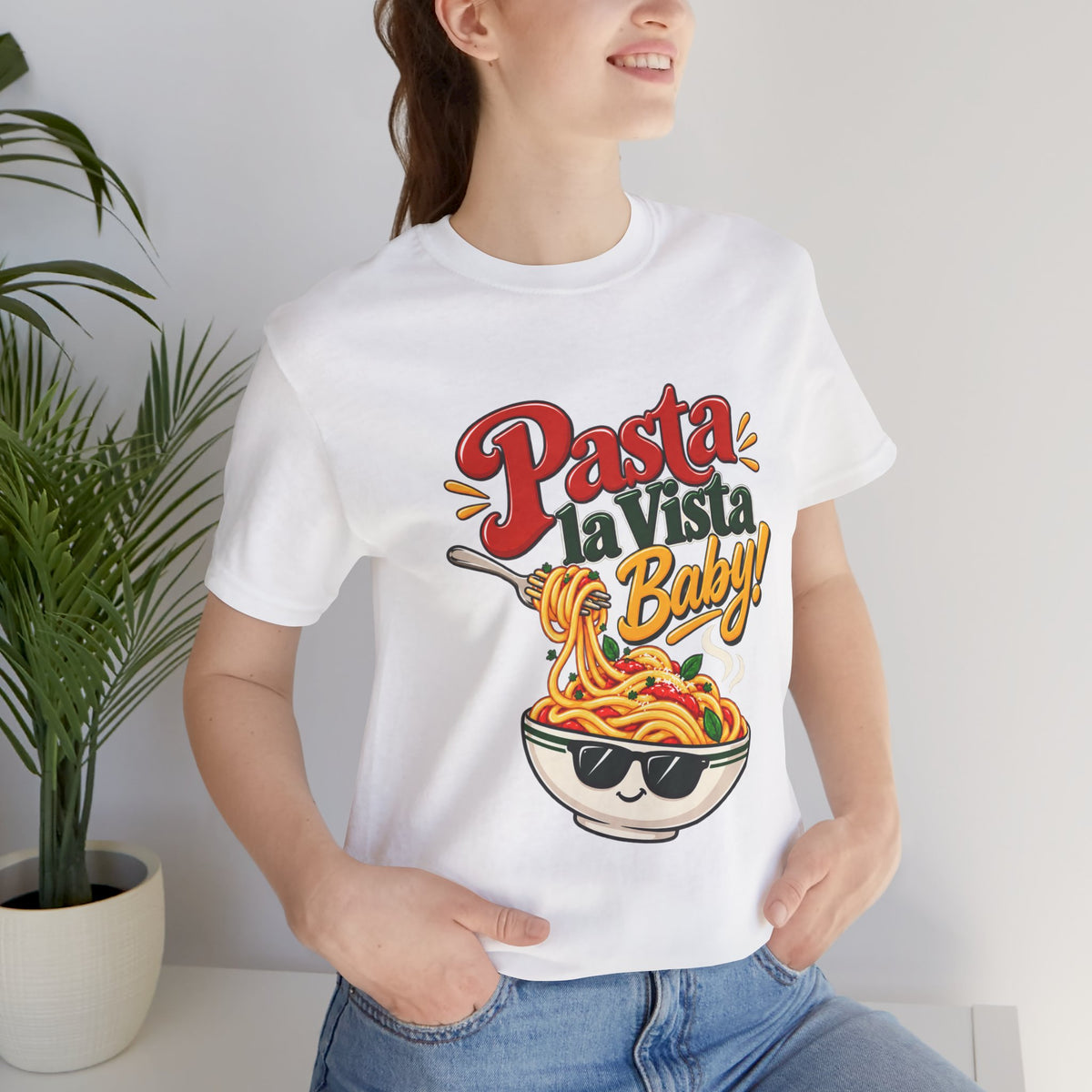 Pasta la Vista Baby! Funny Foodie Italian T-Shirt
